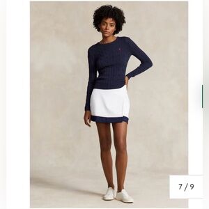 RLX Ralph Lauren Women's Drywick Interlock Banded Wrap Skort size medium